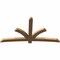 Ekena Millwork Davenport Timber Gable Bracket, Western Red Cedar, 96"W x 52"H x 3 1/2"D x 5 1/2"F, 13/12 Pitch GBW096X52X0406DAV00SWR - alternate 2